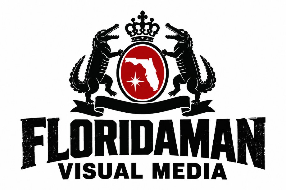 Floridaman Visual Media — gator crest logo